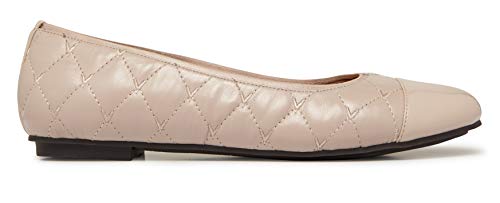 Vionic Women's Spark Desiree Ballet Flat - Ladies Flats with Concealed Orthotic Arch Support Nude 6.5 W US3