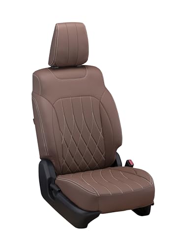 ZEAL シートカバー 全席セット ジムニー/ジムニーシエラ JB64W/JB74W H30(2018)/7~ ブラウン×アイボリーステッチ【プロスタッフ】Brown 6015