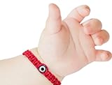 Red Bracelet for Babies Protection Amulet for baby Amulet for baby. String for Good Luck and The Evil Eye blue eye