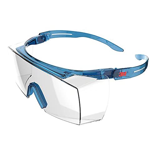 スリーエム(3M) 3M セキュアフィット 保護めがね オーバーグラスタイプ ブルー SF3701SGAF-BLU N