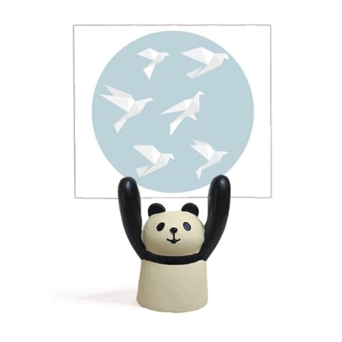 Porte-photo panda origami pour décorer une chambre d'enfant