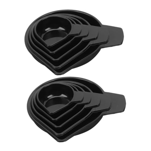 ROMISBABA 10 piezas Bandejas de Pesaje de Plástico con Mango Resistente para Básculas Digitales Platos para Polvo y Muestras de Laboratorio Diseño Práctico y Duradero