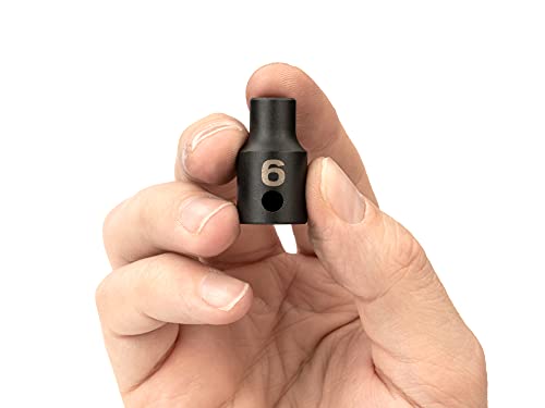 Image of TEKTON 3 /8 Inch Drive x 6 mm Shallow 6-Point Impact Socket | SID12106