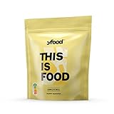 yfood poudre Happy Banana, substitut de repas protéiné, THIS IS FOOD, 26 vitamines et minéraux, 17 repas par sachet de 1,5 kg, goût banane