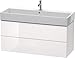 Duravit LC Vanity Unit, 2 Drawers, 544x1184x459, Apricot Pearl SaM