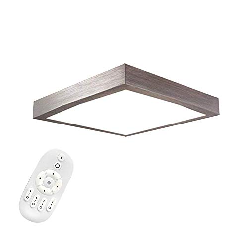 Froadp 16W LED Panel Quadrat Dimmbar Moderne Deckenlampe Wandlampe Energiespar Deckenleuchte für Wohnzimmer Korridor Bad und Decke Schlafzimmer Silber Küche Licht [Energieklasse A++]