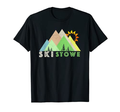 Ski Stowe Shirt-Retro Vintage Stowe, VT T-Shirt T-Shirt