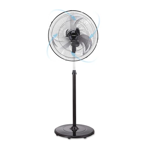 Westinghouse 18-Inch Oscillating Stand Fan - 3-in-1 Turbo Cooling with Metal Grill, 360° Oscillation, and 3-Speed Settings -  WSFS1808BK