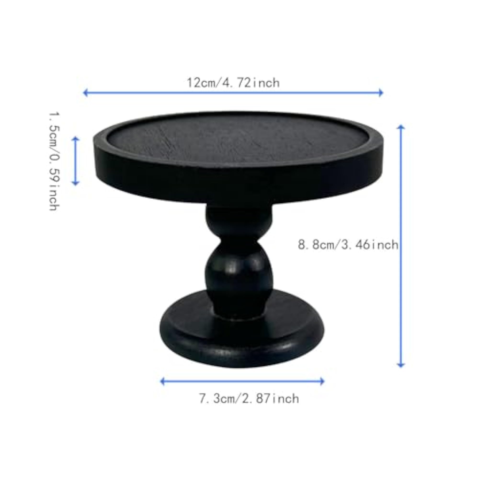 Candle Plate Holder Retro Design Riser Candle Stand for Countertop