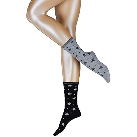 ESPRIT Dots & Stars 2-Pack, Calcetines Mujer, Algodón, Multicolor Cover