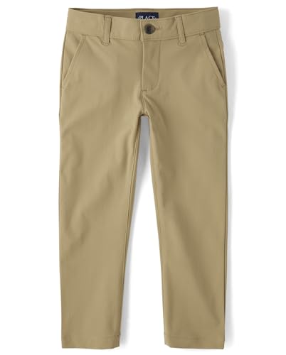 The Childrens Place Boys Uniform Quick Dry Chino Pants Sand 16