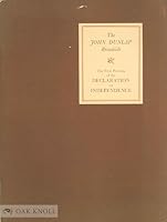 The John Dunlap broadside : the first printing of the Declaration of Independence 0844402141 Book Cover