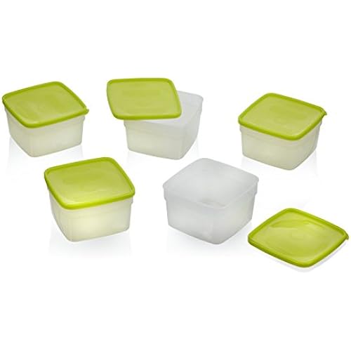 Stor-Keeper Freezer Storage Containers, 1 pint, 5 ct