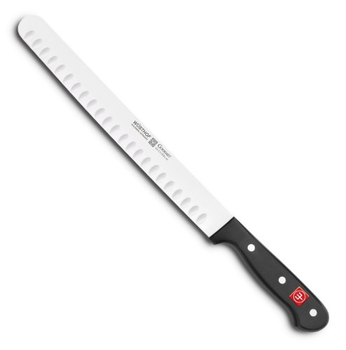WÜSTHOF Model , Gourmet 10 Inch Roast Beef Slicer, Hollow Edge | Precise Laser Cut High-Carbon Stainless Steel German Made