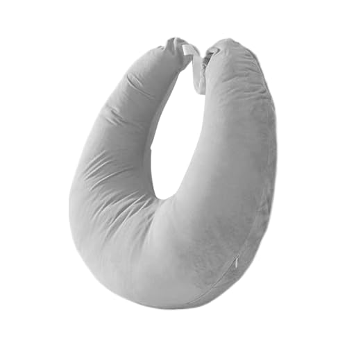 Arm Rest Pillow - Side Sleeper Pillow | U Pillows for Adults | Pregnancy Pillows | Lap Pillow with Elbow Rest | Maternity Cushion | Reading Pillows for Arm Pain & Fatigue During Gaming, Reading, Wor