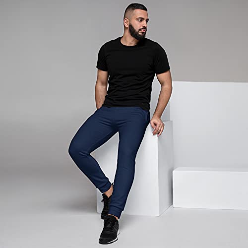 Image of CLOTHINK HUB Rack Pant for Men - Regular Fit Track Pants with Unique Design for Maximum Style & Comfort - Everyday Use Lowers for Men