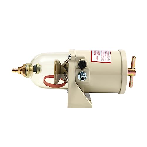 Séparateur d'eau pour carburant, séparateur d'eau, filtre à carburant, filtre de rechange, 227L/60 gal/H, kit de filtre de séparation d'eau, 15 psi, séparateur d'eau, pour camion, bateau, yacht