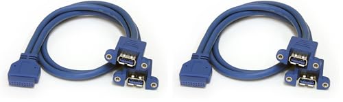 StarTech 2-Port Panel Mount USB 5Gbps A Female Slot Plate (USB3SPNLAFHD) image 4