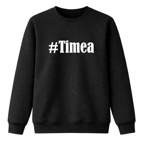 Sweat-shirt #Timea noir : fini les vêtements fragiles qui s'usent au premier lavage