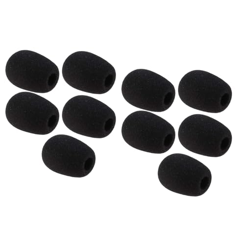 Shure CVG18-B/C �O�[�X�l�b�N �R���f���T�[�}�C�N�p�u���b�N�����p�}�C�N �X�|���W �E�B���h�V�[���h �E�B���h�X�N���[�� �t�H�[���J�o�[ 10�p�b�N