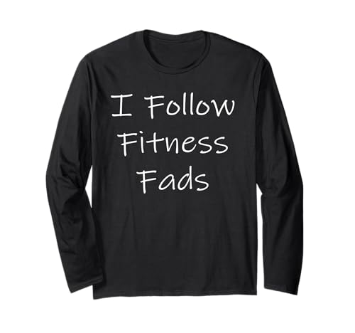 Ich Folge Fitness-Moden Langarmshirt