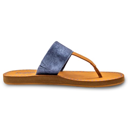 Image of Flojos Grace Women's Hooded Thong Sandal, Tan Artisan