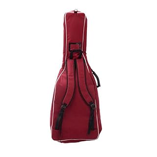 Kirstein »Easyline » housse pour guitare classique rouge vin au format 1/2 - Les Beatles, Paul McCartney, John Lennon, RIngo Starr, George Harrison Kirstein"Easyline" housse pour guitare classique rouge vin au format 1/2 – Image 2