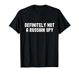 Definitely Not A Russian Spy Funny Halloween Costume Kids T-Shirt