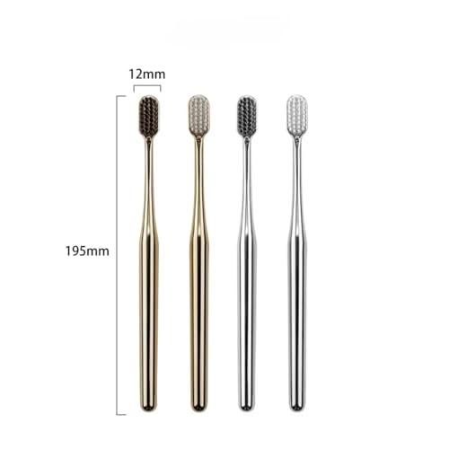 Cepillo de dientes suave manual elegante cepillos de dientes para adultos hombres mujeres 4pcs 8