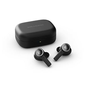 Bang & Olufsen Beoplay EX – Kabellose Bluetooth Noise Cancelling In-Ear Kopfhörer, Akkulaufzeit bis zu 28 Stunden, Wasserdichte für Arbeit, Sport und Freizeit mit Ladebox – Black