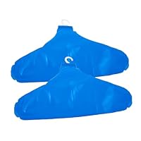 VILLCASE 2pcs Inflatable Clothes Hangers Non-slip Portable Coat Holders Lightweight Folding Clothes Drying Rack Space-saving Travel Closet Organizers for Home Outdoor Use