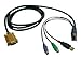 Tripp Lite P778-010 10ft KVM USB/PS2 Combo Cable, 18-Pin SPHD Male to VGA HD15 + USB A + 2X PS/2, for B020-U08/U16 KVM Switches, Cloud Care Pre-Configured Bundle Eligible (10 Pack)
