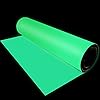 NewL Glow in the Dark Heat Transfer Vinyl HTV T-Shirt 30cm x 150cm Roll Iron Heat Press - Green #1