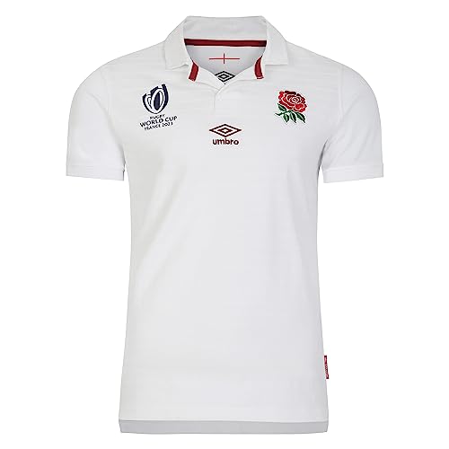 Umbro Inglaterra WC Home Classic Jersey SS Camiseta de Inicio/Kit, Producto con Licencia Oficial, XL para Hombre