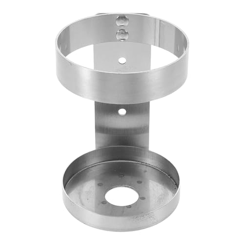 PRETYZOOM Support Mural en Acier Inoxydable pour Shampoing et Gel, Organisateur D'étagère de Salle de Bain Adhésif, Porte-flacon Compatible Multi-formats,...