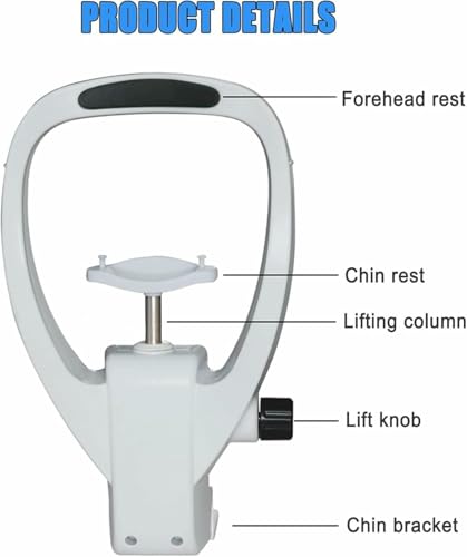 Test de vision d'optométrie facilité grâce au support frontal ajustable - 5