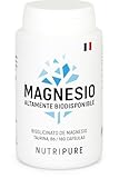 Nutripure | Magnesio Bisglicinato + Taurina & Vitamina B6 | Alta Absorción & Concentración | Antifatiga | 100% Vegano | 60 Cápsulas Vegetales | Tratamiento de 1 Mes | Made in France