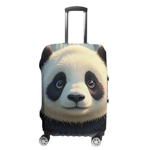 Anime Panda Printed Luggage Cover Protector, Fits 18-32 Inch Luggage