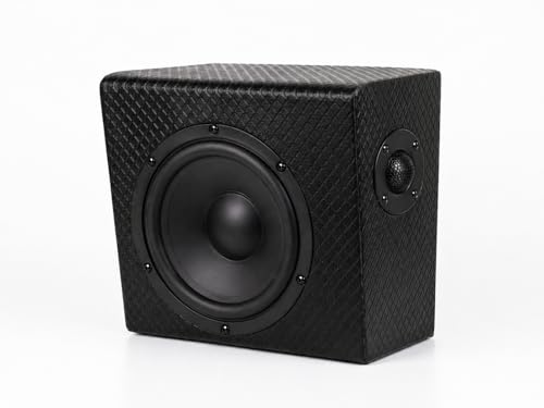 Generic 8 Inch Speaker Box, Black, Wooden, 15x24x24 cm - Image 4