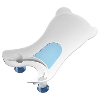 Foto di Lavandino da bagno per bambini con ventosa, lavandino dal design ergonomico portatile per bagnetto, strumento di lavaggio sicuro per supporto per natiche in PP per vasca da bagno per uso quotidia..