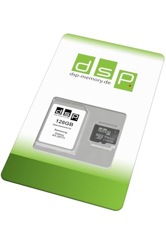 DSP Memory 128GB Speicherkarte (Class 10) por Samsung Galaxy A6 (2018), Schwarz
