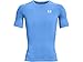 Under Armour Men's Armour HeatGear Compression Short-Sleeve T-Shirt , Carolina Blue (475)/White, X-Large