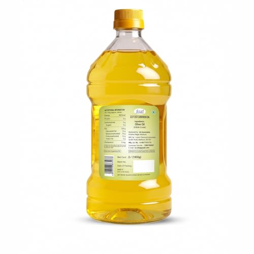 Image of LAXMI ORGANIC Pure Olive Oil 2 Litre | Cold Pressed Jaitun Ka Tel | 100% Pure Edible Oil for Cooking, Skin & Hair Care | Rich in Antioxidants & Vitamin E | Daily Use Healthy Oil