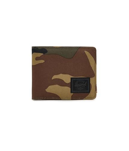 Image of Herschel Supply Co. Unisex Roy Wallet Woodland Camo /Black Label One Size