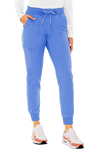 Med Couture Touch Women's Jogger Yoga Pant, Ceil, Large Tall