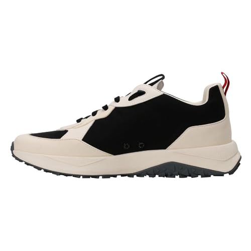 Image of HUGO Mens Running Style Mix Material Sneakers
