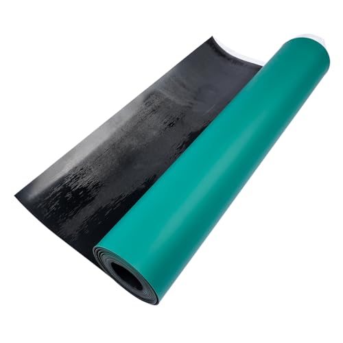 Image of 23.6 inch x 118 inch ESD Anti-Static Mat Roll 0.08 inch Thick ESD Soldering Mat Large High Temperature Workbench Mat Anti Static Desktop Mat Green