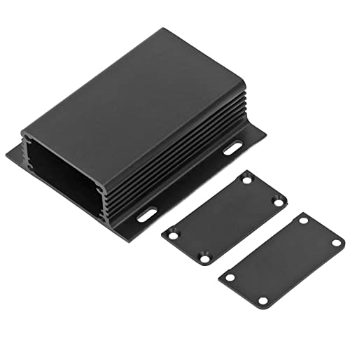 FTVOGUE Boîtier électrique en Aluminium, Boîtier en Alliage D'aluminium Léger et étanche à étanchéité Complète avec Rainure pour D'amplificateur, de Circuit imprimé,