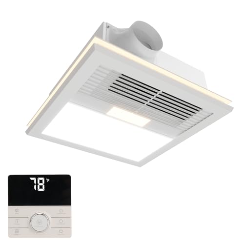 Bathroom Exhaust Fan with Bluetooth Speaker, Exhaust Fan with Light