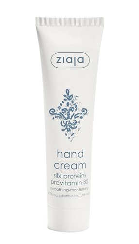 Ziaja Crema per le mani Silk Proteins, bianca, 100Ml